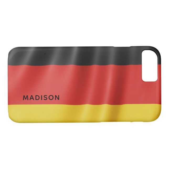 German Flag custom monogram phone cases (Back (Horizontal))