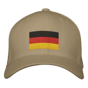 German Flag Embroidered Cap