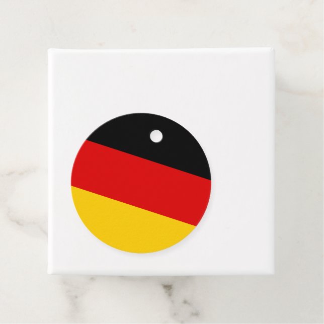 German flag favour tags (In Situ)