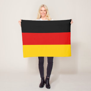 German Flag Fleece Blanket