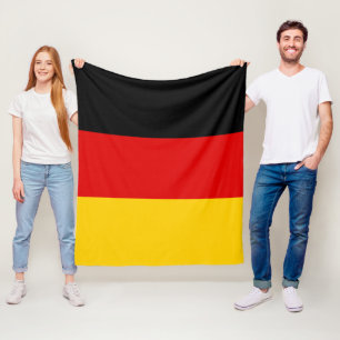 German flag fleece blanket