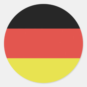 German Flag Germany Flag Classic Round Sticker