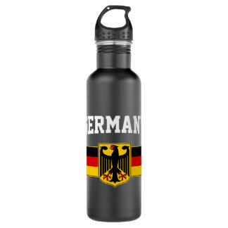 German Flag Germany Long Sleeve 710 Ml Water Bottle