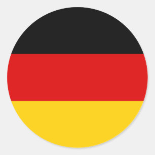 German Flag Germany Sticker – Black Red Gold