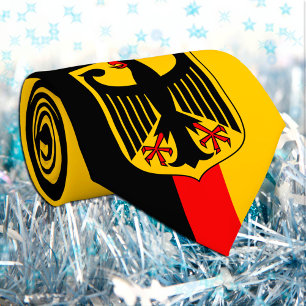 German Flag & Germany travel, business /sports Tie