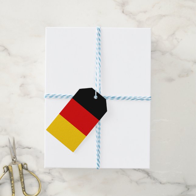 German flag gift tags (With Twine)