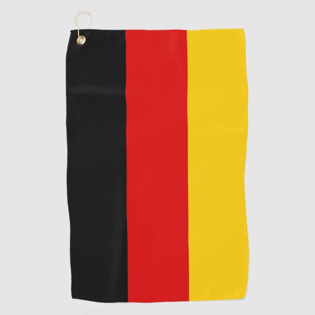 German Flag Golf Towel (Front)
