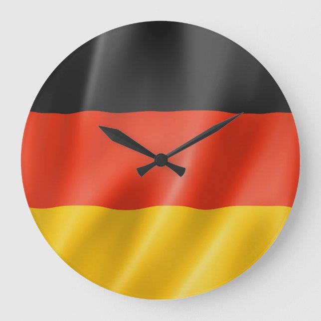 German flag image for Round-Large-Wall-Clock Large Clock (Front)