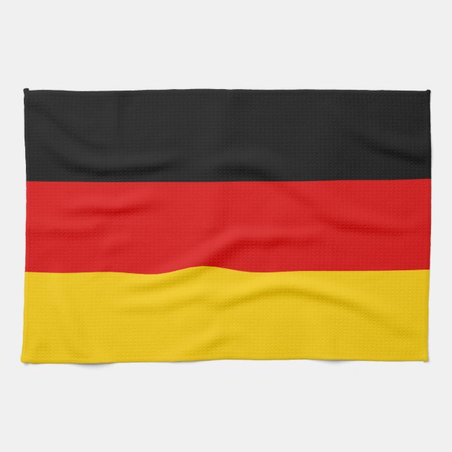 German flag kitchen towel (Horizontal)