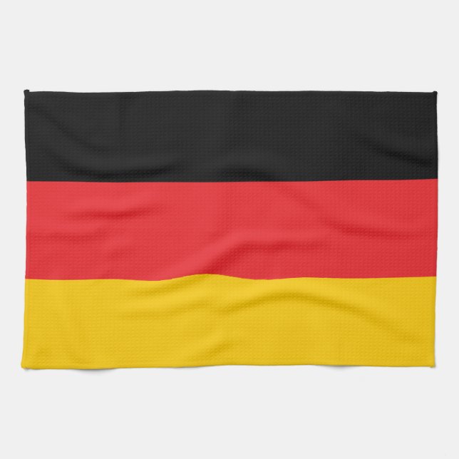 German flag kitchen towel (Horizontal)