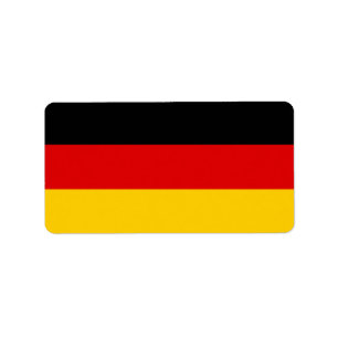 German flag label
