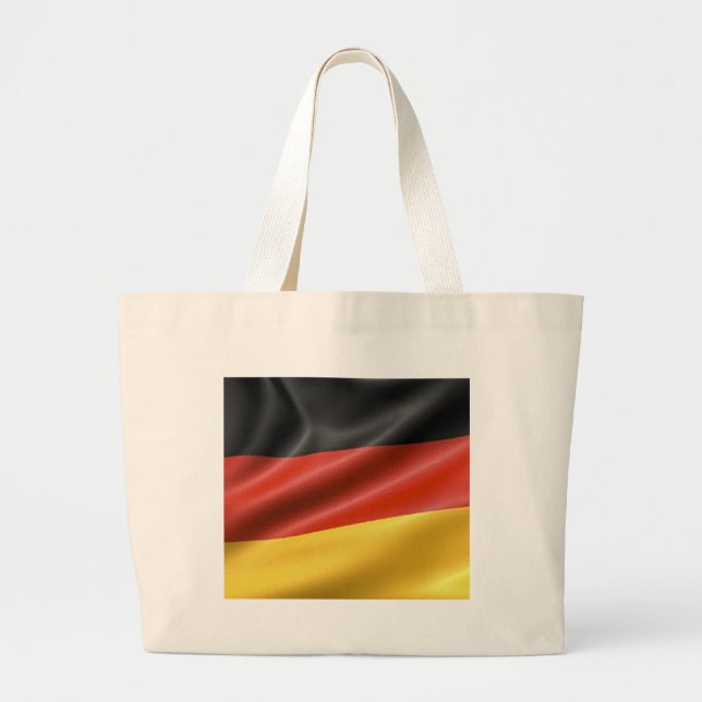German Flag Large Tote Bag (Front)
