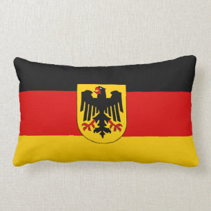 German flag lumbar pillow