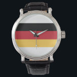 German Flag Mens Watch<br><div class="desc">This is part of the German Heritage Collection. The German flag is featured.</div>