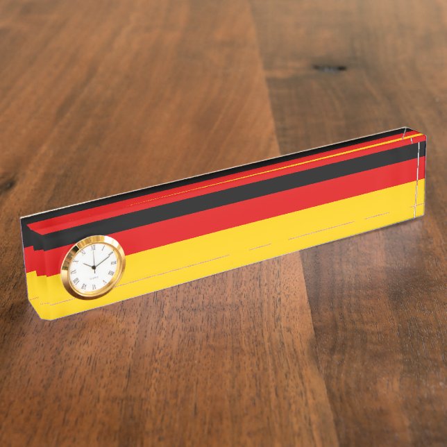 German flag nameplate (Side)