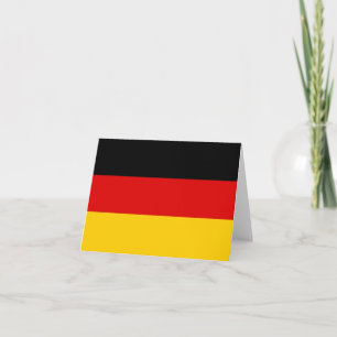 German flag note card