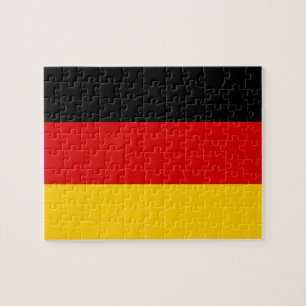 German flag & Patriots - Deutschland/sports fans Jigsaw Puzzle