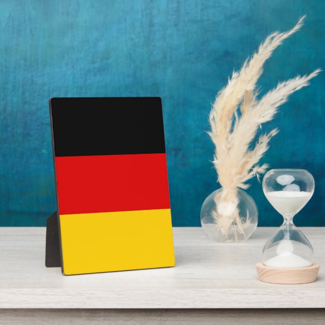 German flag plaque (Side)