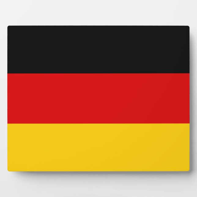 German Flag Plaque (Front)