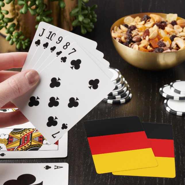 German flag playing cards (In Situ)