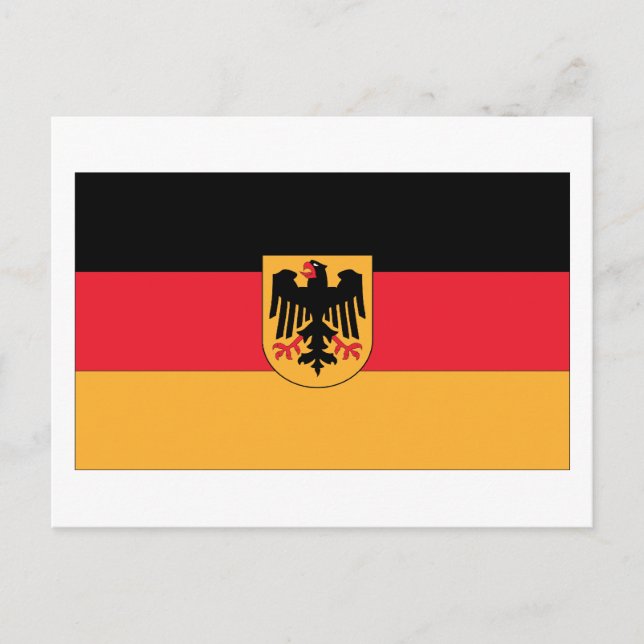 German Flag Postcard (Front)