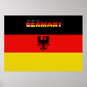 German flag poster