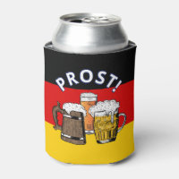 GERMAN FLAG Prost Cartoon Cheers Beers