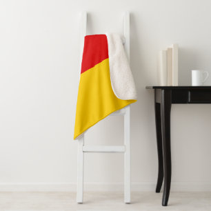 German flag sherpa blanket