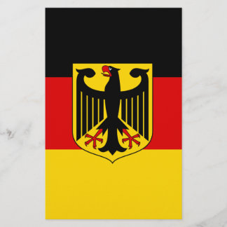 German Flag Stationery