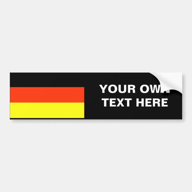 German Flag T-shirts and Gifts Bumper Sticker (Front)