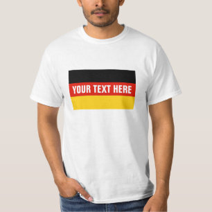 German flag t shirts   Custom Germany merchandise