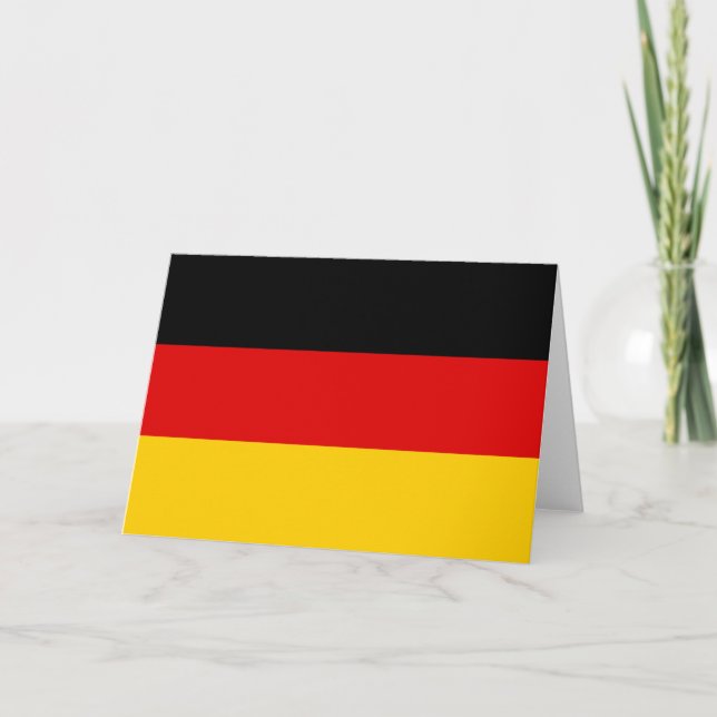 German flag thank you card (Front)