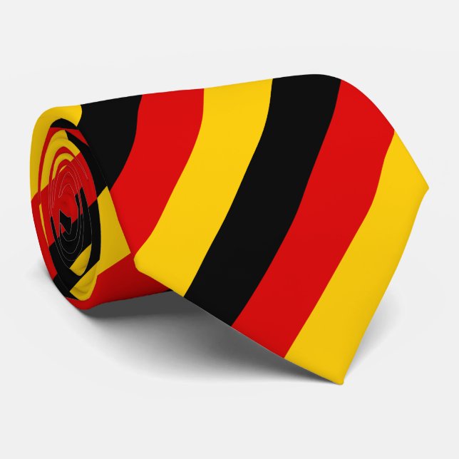 German Flag Tie (Rolled)