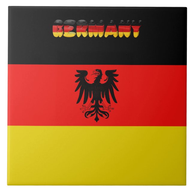 German flag tile (Front)