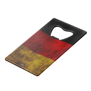 German Flag - Vintage Wallet Bottle Opener