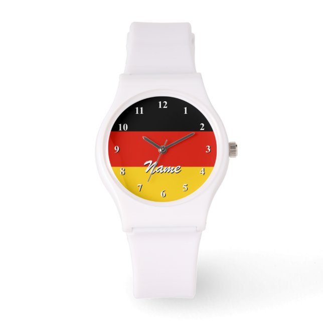 German flag watches | Personalizable with name (Front)