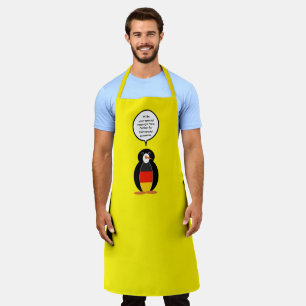 German Flag Wildlife Penguin Personalized Gift Apron