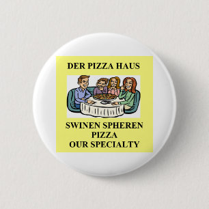 german food joke 2 inch round button
