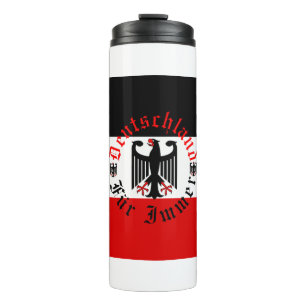 German forever flag eagle/Deutschland Fur Immer Thermal Tumbler