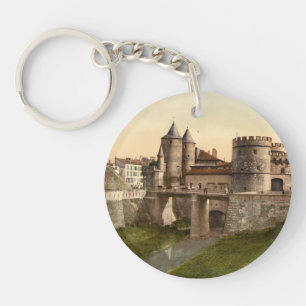German Gate, Metz, Lorraine, France Keychain