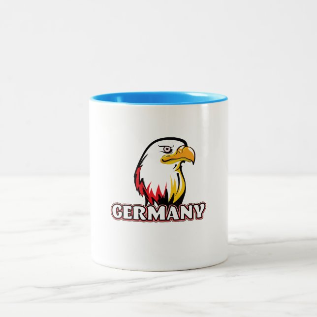 German Golden Eagle Two-Tone Coffee Mug (Center)