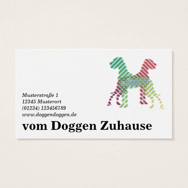 German Great Dane (Back)