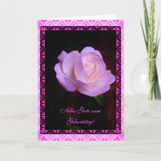 German: Happy Birthday: Happy birthday Card (Front)