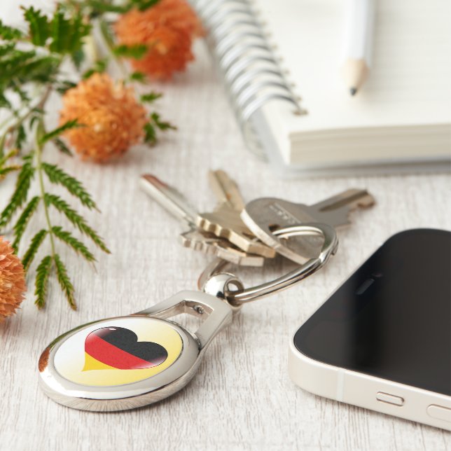 German heart keychain (Side)