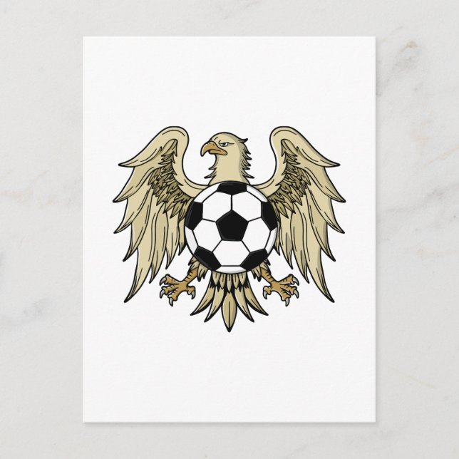 German Heritage Eagle Coat of Arms Postcard (Front)