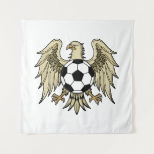 German Heritage Eagle Coat of Arms Tapestry