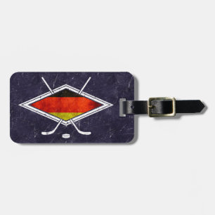 German Hockey Flag Custom Luggage Tag