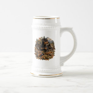 German Hunting Terrier Beer Stein