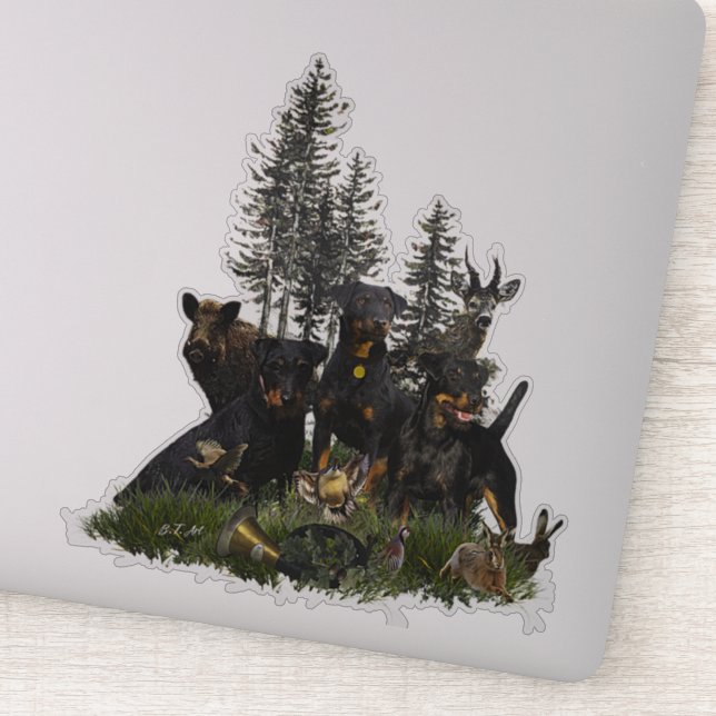 German Hunting Terrier (Jagdterrier) (Detail)