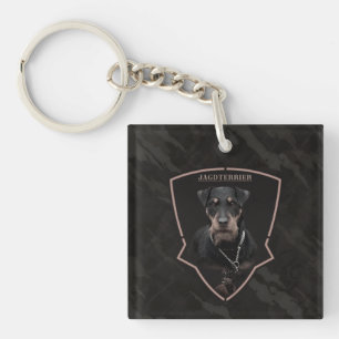 German Hunting Terrier (Jagdterrier)Keychain Keychain